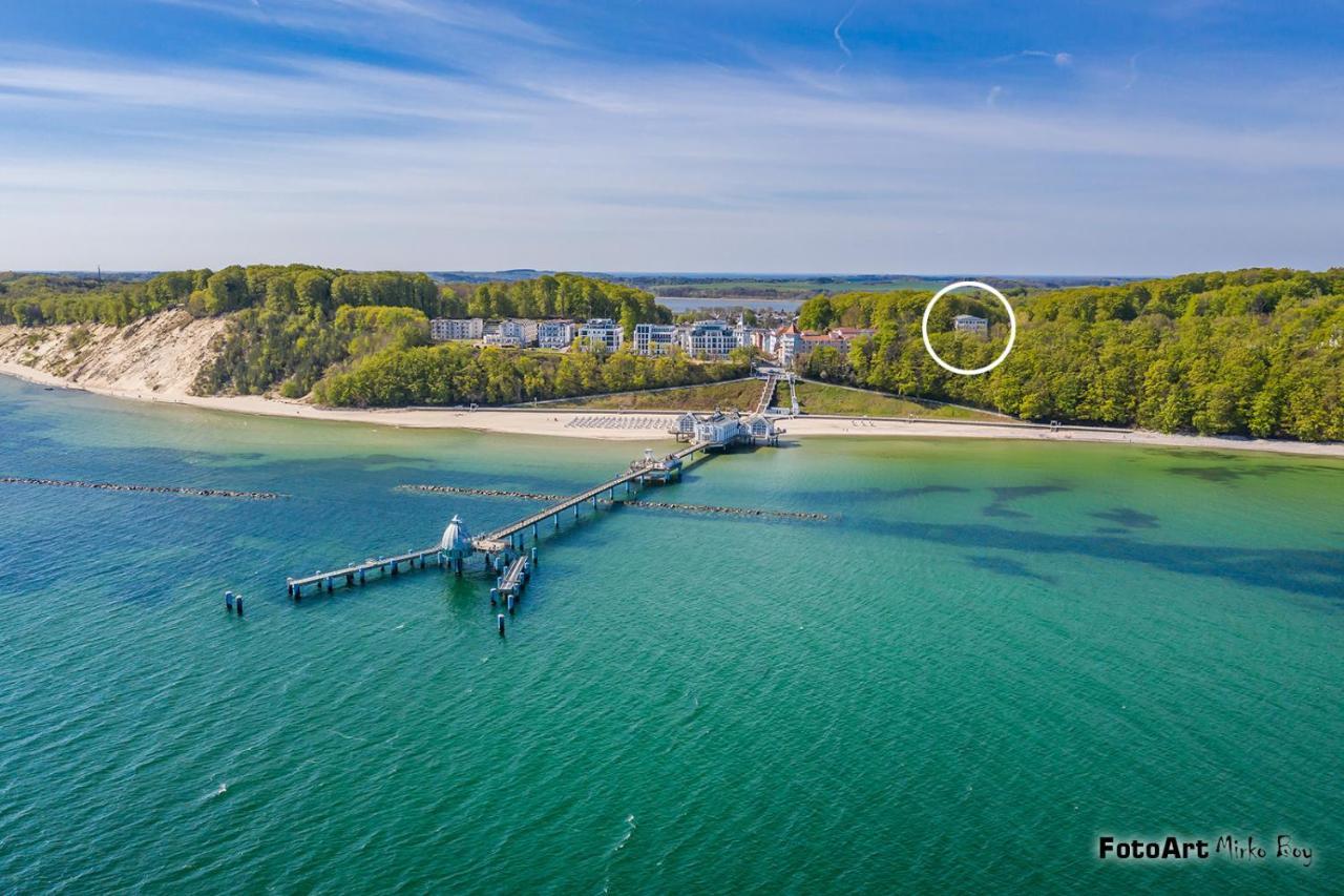 Residenz Seeblick, Fewo 10 Mit Balkon Und Ostseeblick Sellin  Eksteriør billede